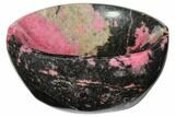 Polished Rhodonite Bowl - Madagascar #117483-2
